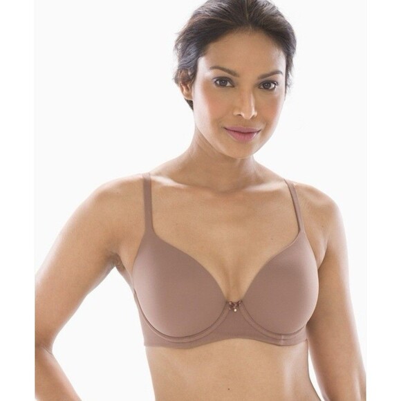 Soma Embraceable Perfect Coverage Bra 40C Dusty Rose Mauve Full Support - Picture 1 of 8